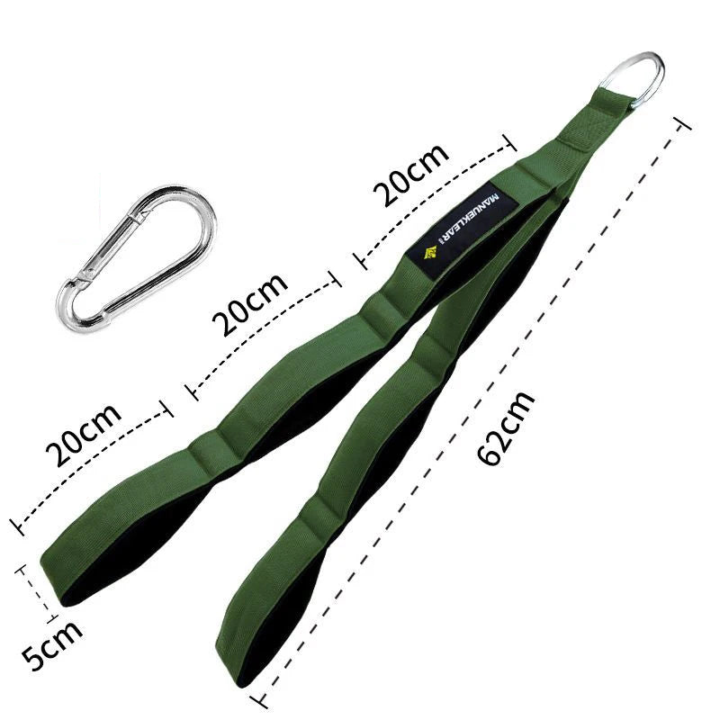 Trainovafit Extra Long Dual-Grip Tricep Rope Cable Attachment