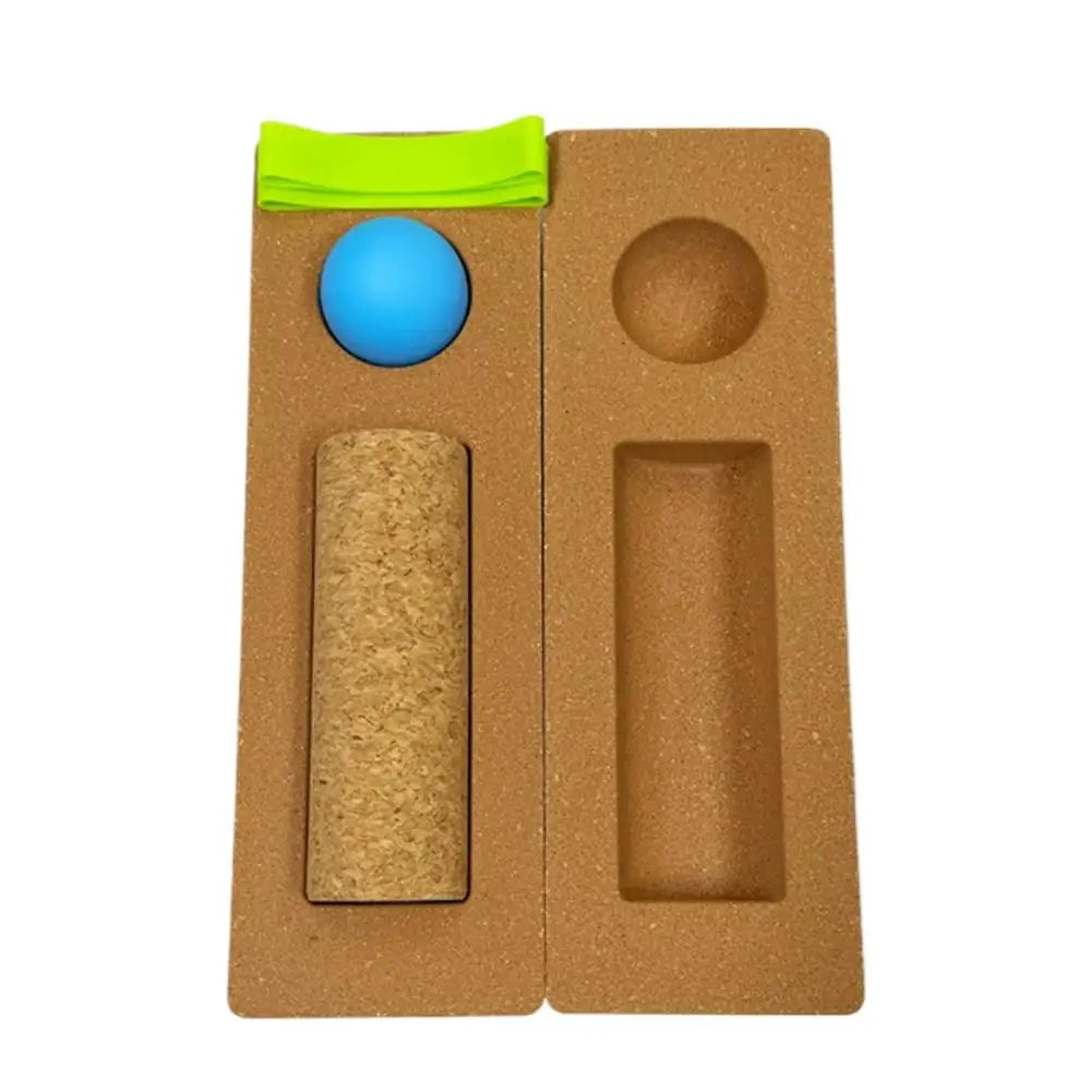 Cork Balance Board Foot Strengthener Function Ankle Stability Trainer Premium Portable Balance Cork Roller For Yoga Training