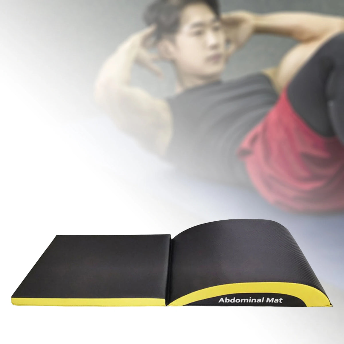 Trainovafit Foldable Ab Mat with Tailbone & Lumbar Support Pad