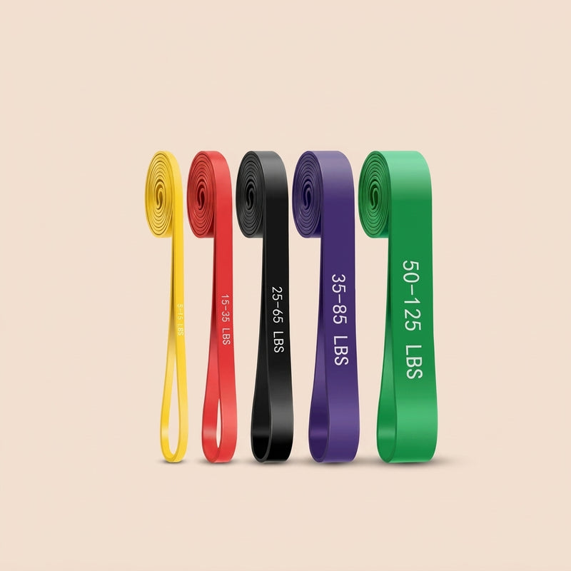Trainovafit 5-Level Pull Up Assistance & Resistance Loop Bands Set