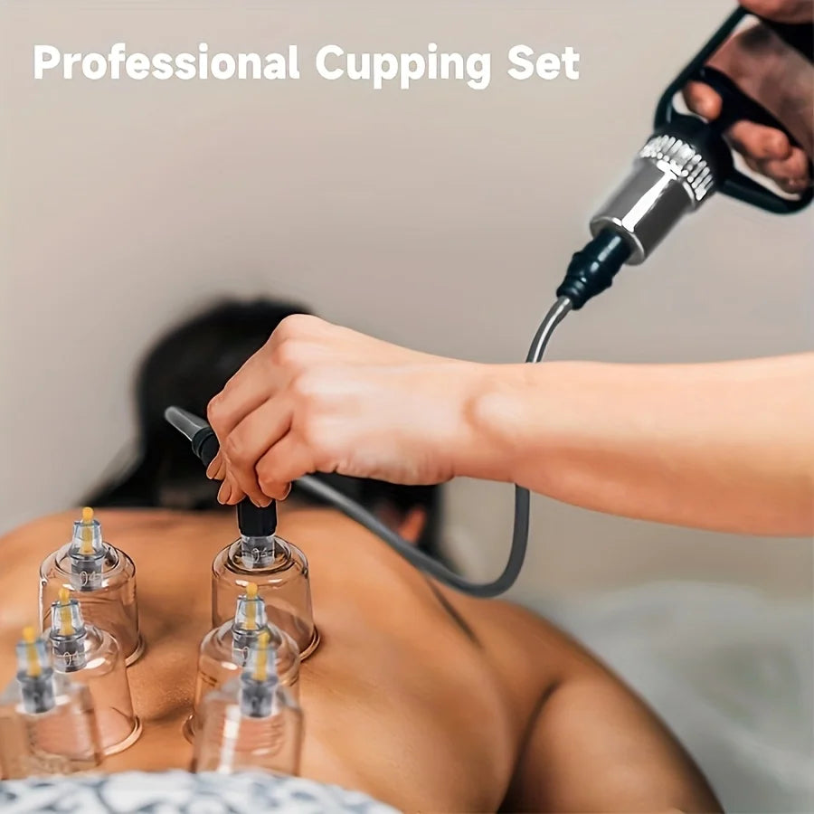 Trainovafit Professional Vacuum Cupping Therapy Set with Hand Pump