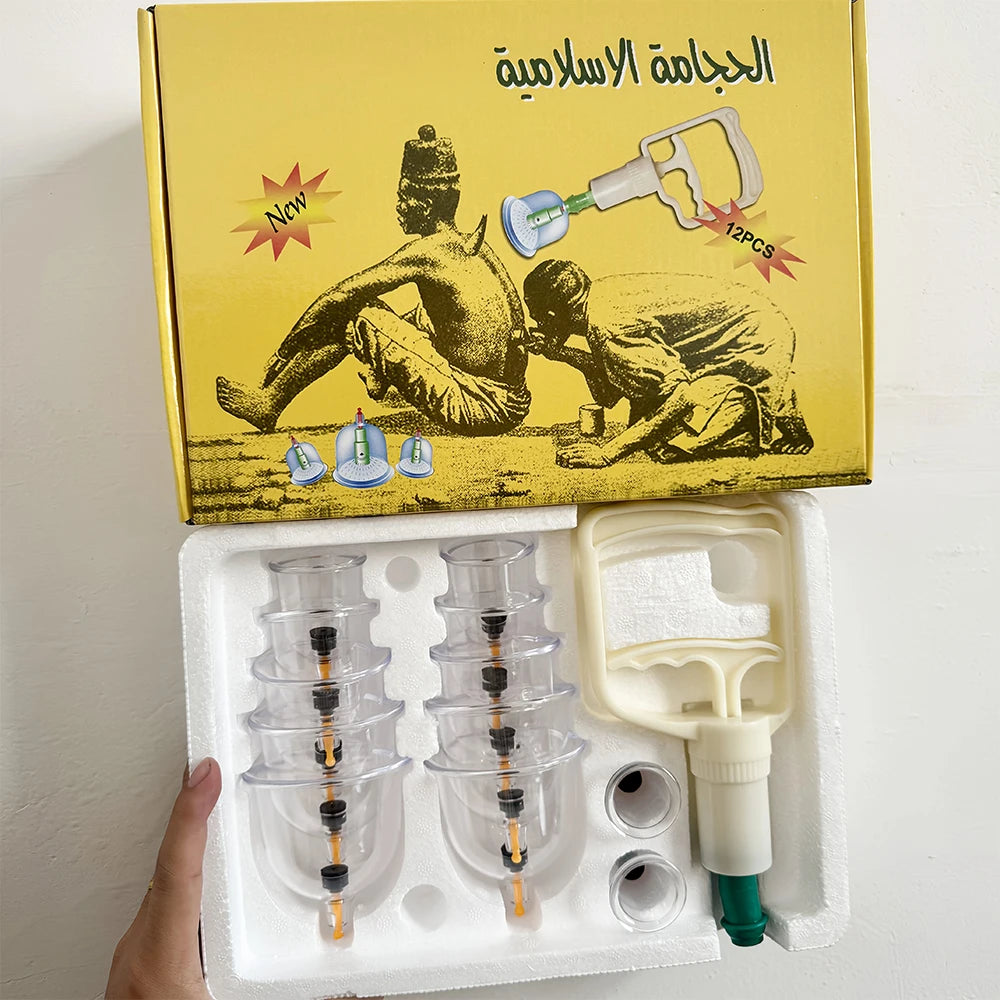 Trainovafit Professional Vacuum Cupping Therapy Set with Hand Pump