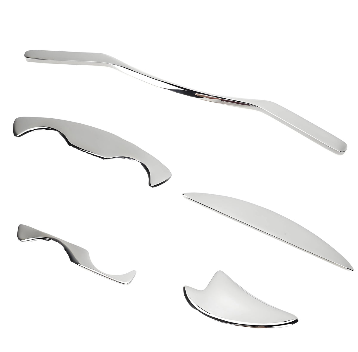 Trainovafit 5-in-1 Stainless Steel IASTM Muscle Scraper & Gua Sha Set