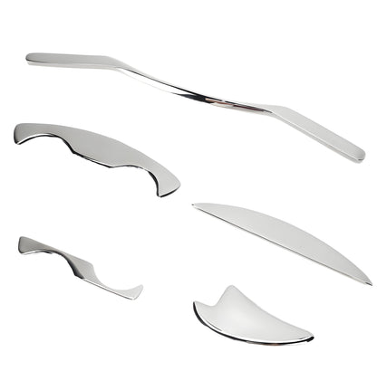 Trainovafit 5-in-1 Stainless Steel IASTM Muscle Scraper & Gua Sha Set