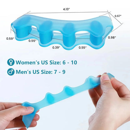 Trainovafit Soft Gel Toe Separators & Bunion Spacers (1 Pair)