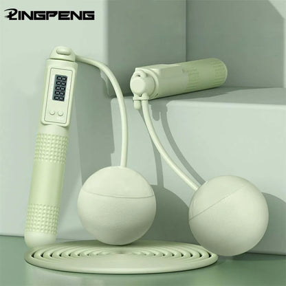 Trainovafit 2-in-1 Cordless & Roped Digital Counting Jump Rope