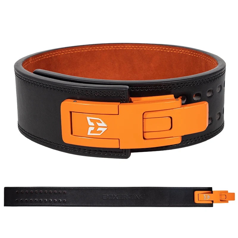 Adjustable Weightlifting Belt, Lever Powerlifting Belt,Gym Barbell,Squat Deadlift, Waist Support, Strength Training Lumbar Brace