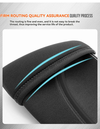 AOLIKES Knee Sleeves for Weightlifting & Powerlifting (7mm Pair) For Men & Women - Knee Wraps for Weight Lifting, Squats