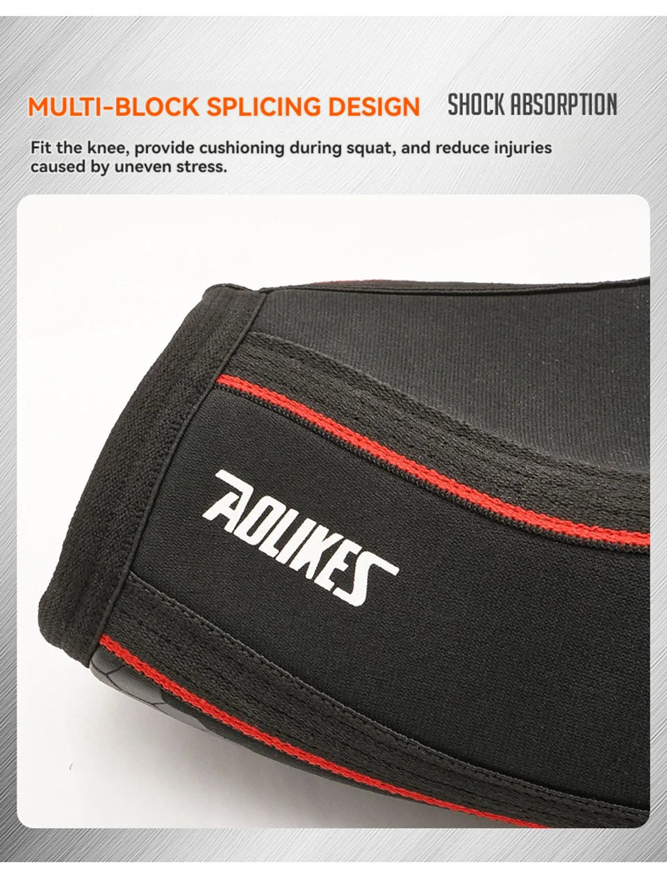 AOLIKES Knee Sleeves for Weightlifting & Powerlifting (7mm Pair) For Men & Women - Knee Wraps for Weight Lifting, Squats