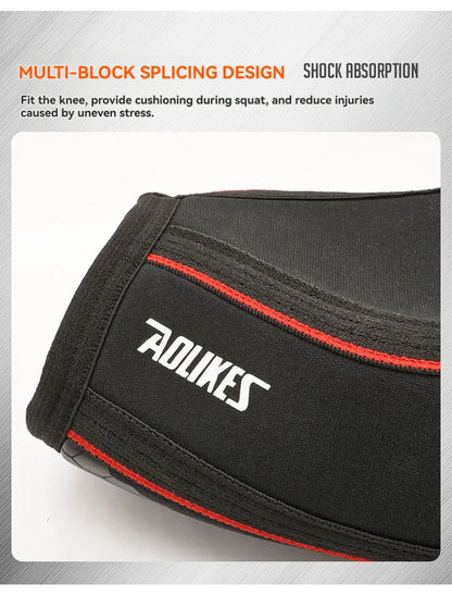 AOLIKES Knee Sleeves for Weightlifting & Powerlifting (7mm Pair) For Men & Women - Knee Wraps for Weight Lifting, Squats