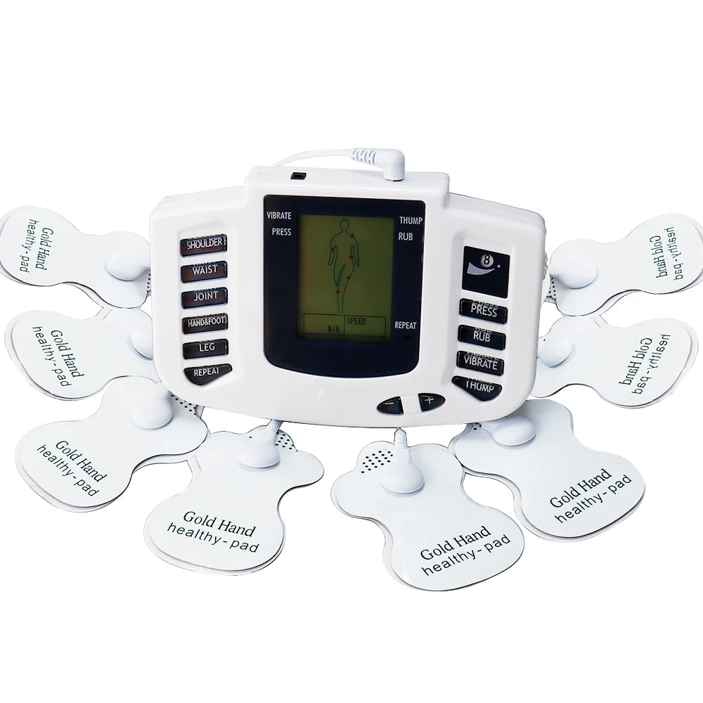 10 Modes Electrical EMS TENS Pulse Body Massage Acupoint Meridian Massage Slippers Foot Electrostimulator Body Relaxation Device