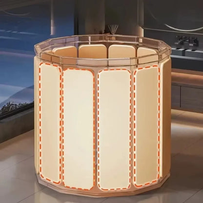Thickened Insulated Foldable Adult Bathtub Portable Enlarged Round Bathing Bucket Multifunctional House Bathroom SPA Bath Tub