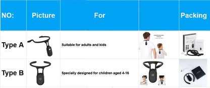Smart Posture Trainer Device Realtime Scientific Back Posture Support Slouching Reminder Body Posture Training for Adult Kid