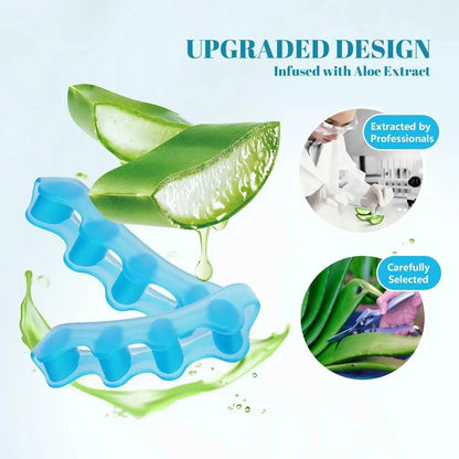 Trainovafit Soft Gel Toe Separators & Bunion Spacers (1 Pair)