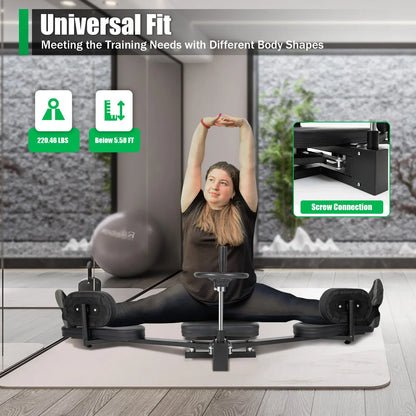 Leg Stretcher, 3 Bar Leg Spreader, Heavy Duty Leg Split Machine for Leg Stretching, Leg Press Machine Flexibility
