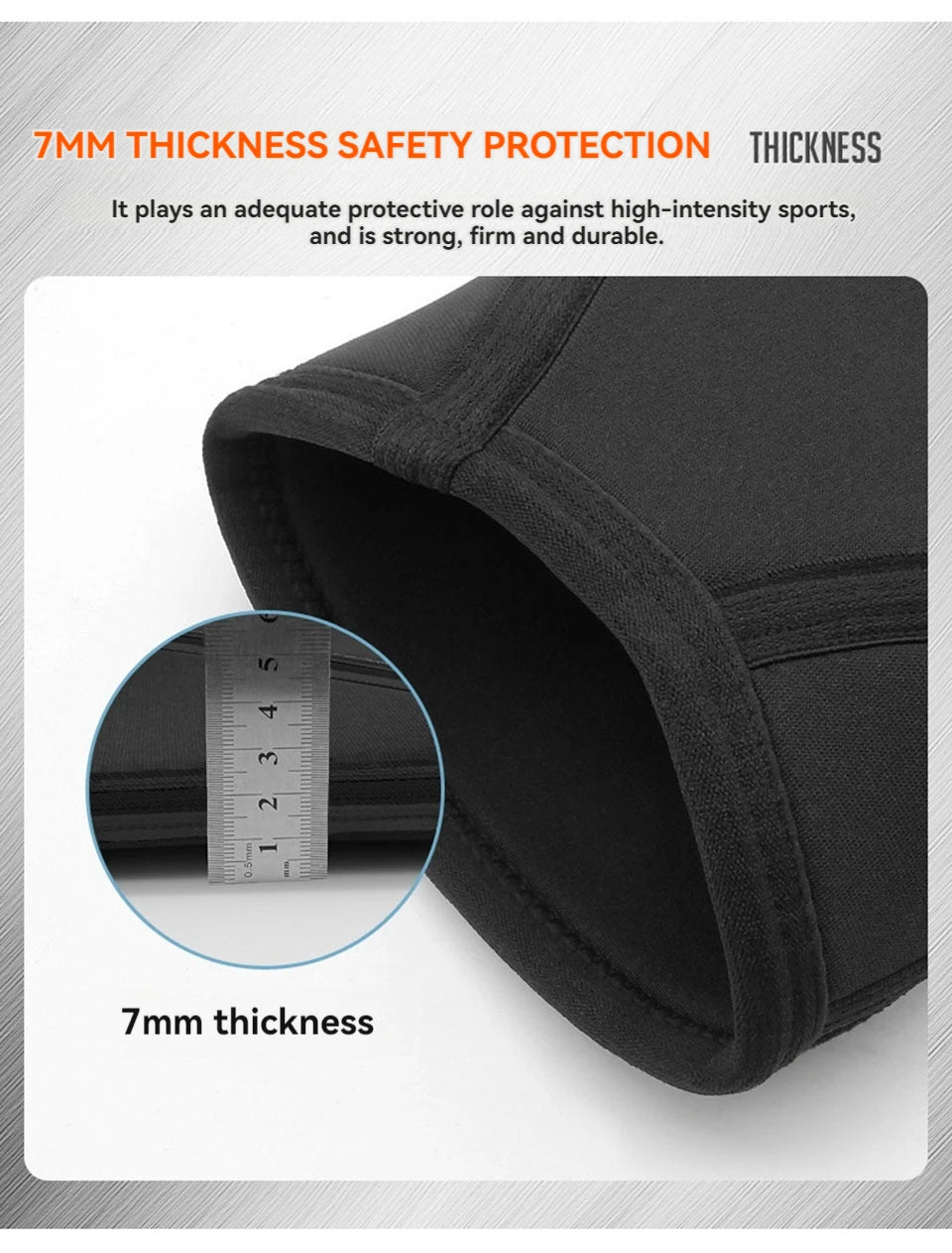 AOLIKES Knee Sleeves for Weightlifting & Powerlifting (7mm Pair) For Men & Women - Knee Wraps for Weight Lifting, Squats
