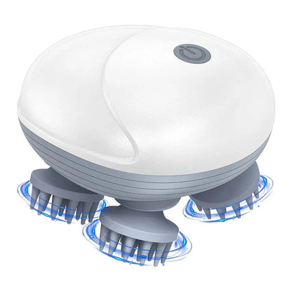 Electric Scalp Head Massager - Kneading & Vibrating Technology for Hair Growth & Tension Relief