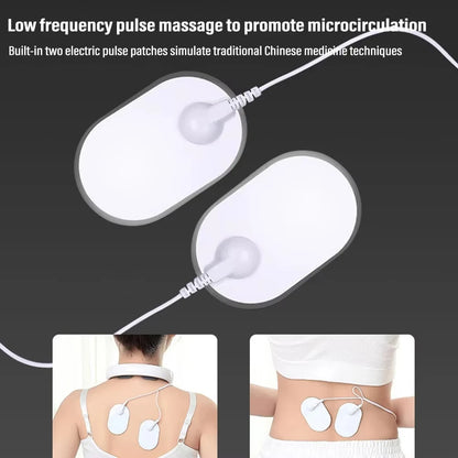 Trainovafit EMS Neck Massager 6-Mode 9-Speed Heat Therapy for Cervical Relief
