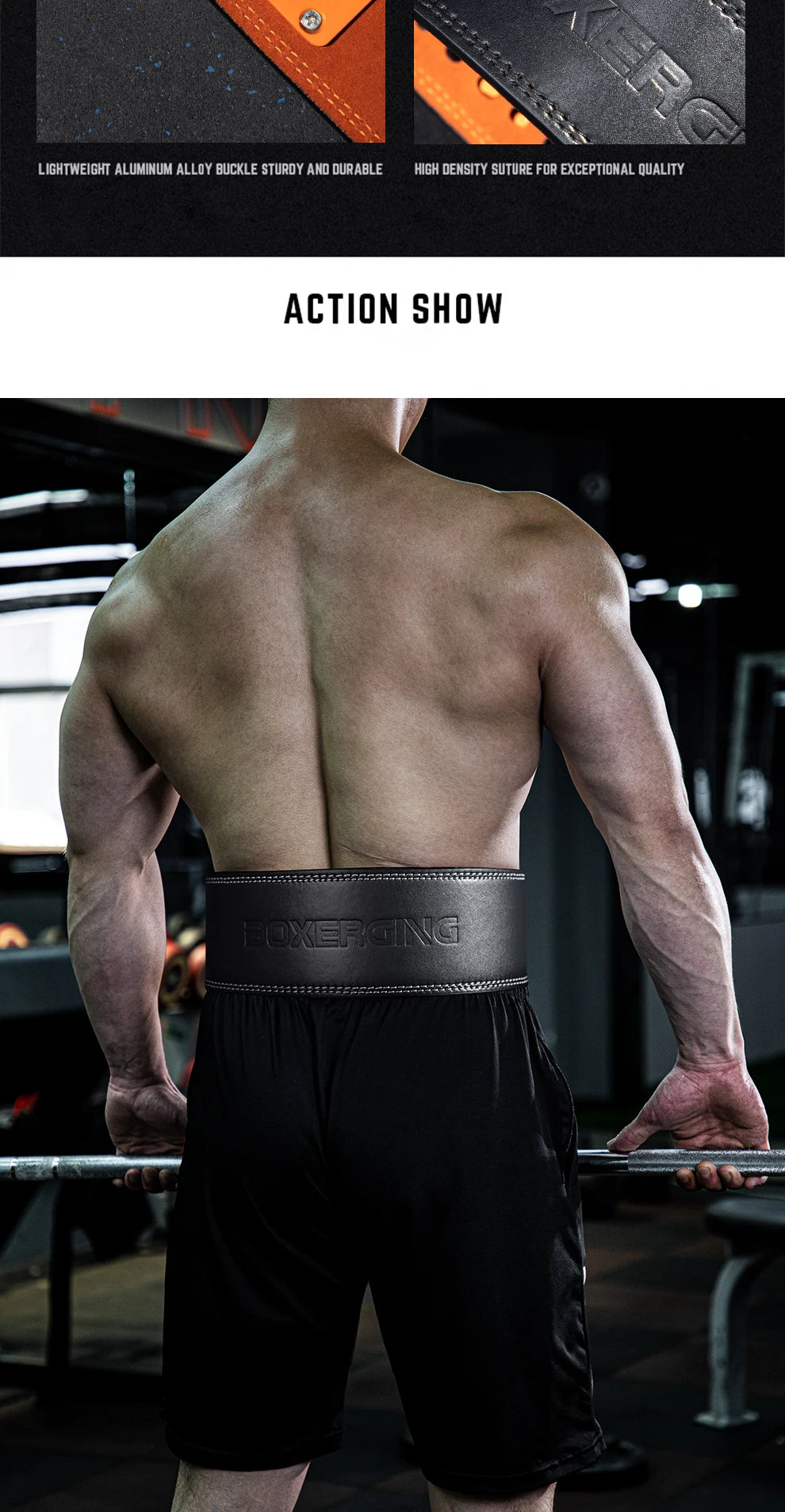 Adjustable Weightlifting Belt, Lever Powerlifting Belt,Gym Barbell,Squat Deadlift, Waist Support, Strength Training Lumbar Brace