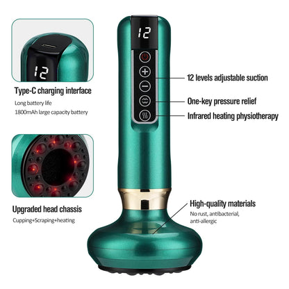 Trainovafit Smart Heated Electric Cupping & Gua Sha Massager