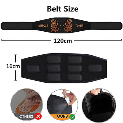 Abdominal Muscle Toner - Professional EMS Stimulator for Core Strength & Fitness