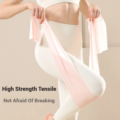 WOSWEIR-Yoga Rally Home Stretching Resistance Strap for Beginners Ladies Body Fitness Latin Dance Stretch Strap