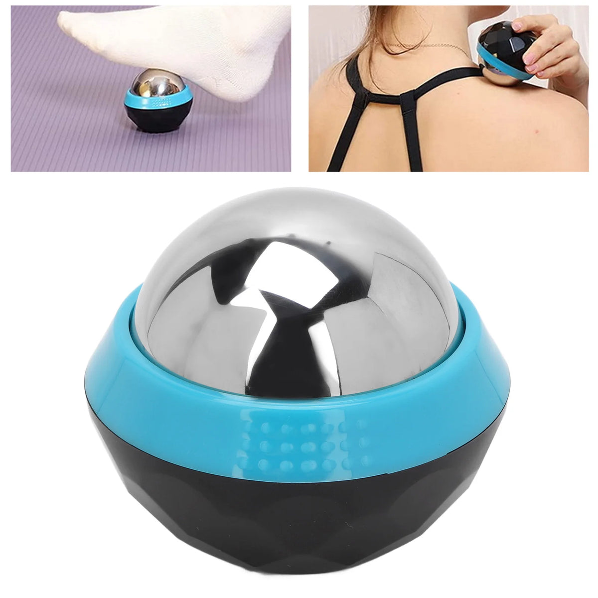 Trainovafit Stainless Steel Cold & Heat Massage Roller Ball