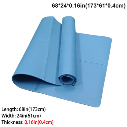 Trainovafit Foldable Non-Slip Travel Yoga & Fitness Mat