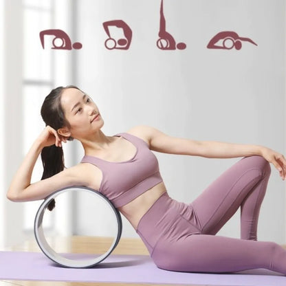 Muscle Massage Yoga Wheel Multi-Functional Back Training Back Training Roller Waist Training Training Tool Fitness Circle