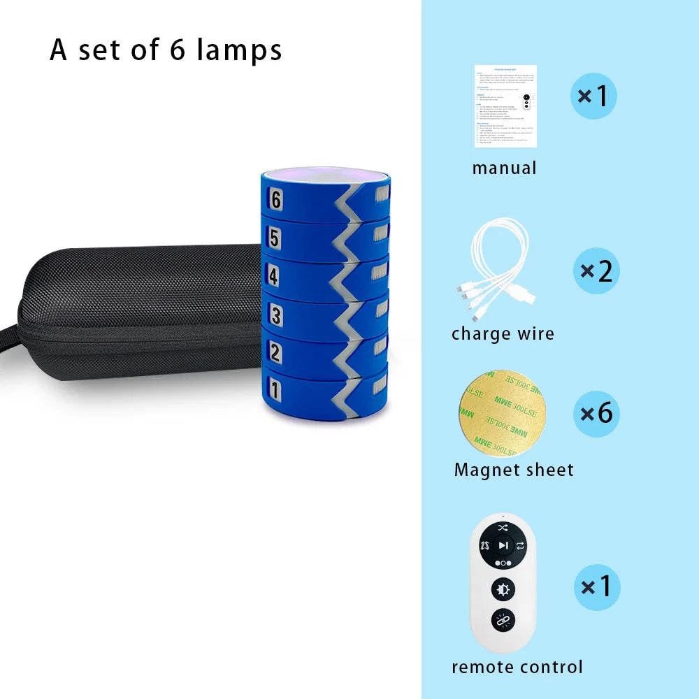 Smart Agility Training Light for Kids - Ideal for Physical Fitness, Remote-Controlled Light Operations
