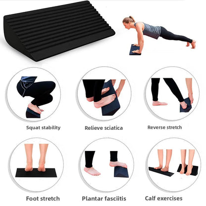 Trainovafit High-Density EVA Calf Stretch Slant Board & Squat Wedge