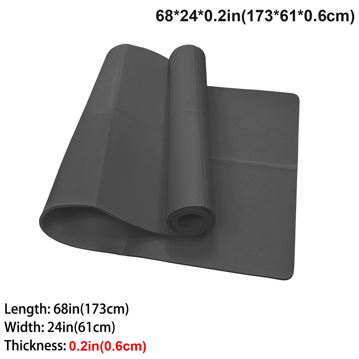 Trainovafit Foldable Non-Slip Travel Yoga & Fitness Mat