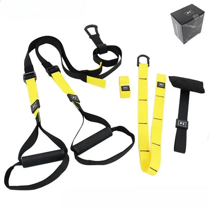 P3-Trx Suspension Training Strap Adjustable Tensioner Trainer Resistance Device Hanging Pulling Rope Home Yoga Fitness Band Belt
