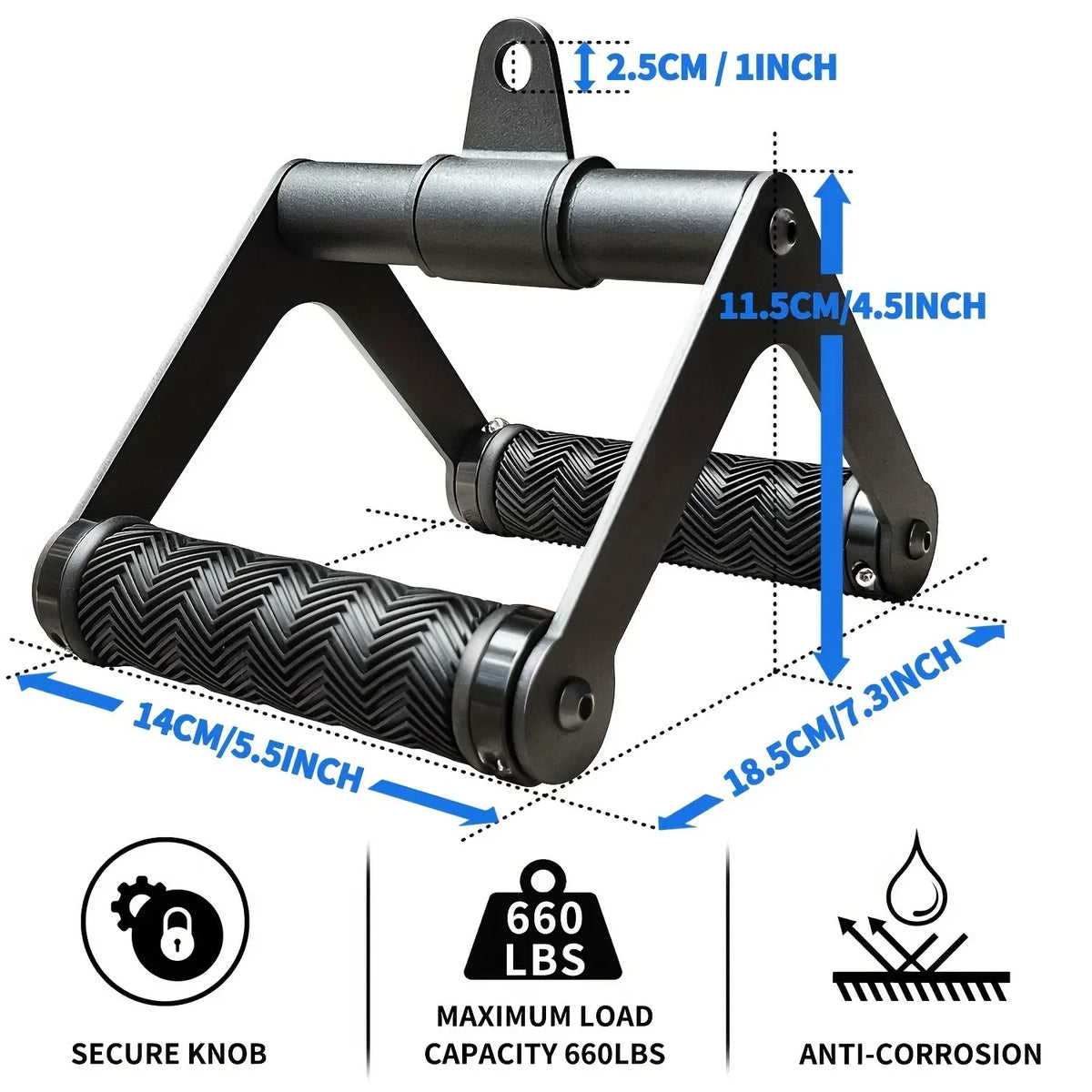 Trainovafit Heavy-Duty Cable Machine Attachments Set for Gym Pulley
