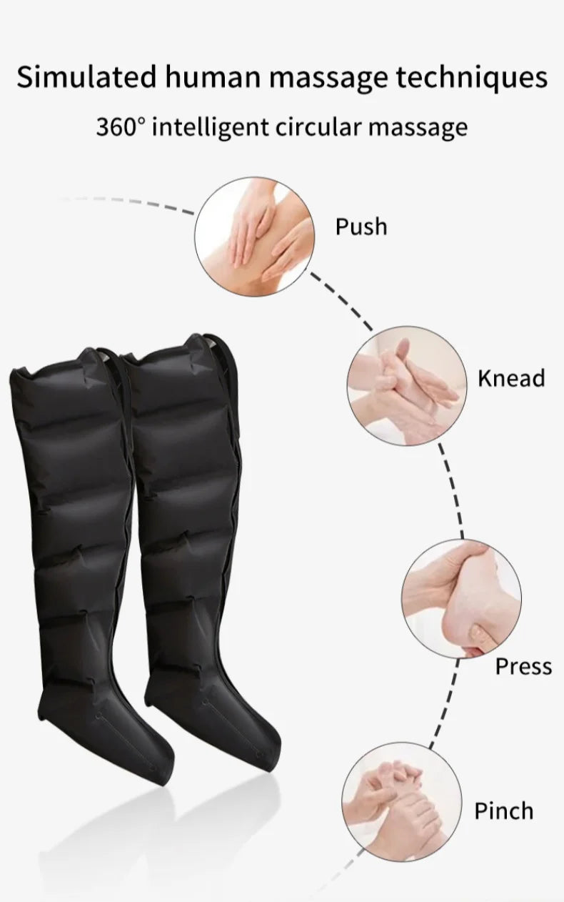 Massage Boots Air Wave Massager Leg and Foot smart air bag Massager to promote blood circulation