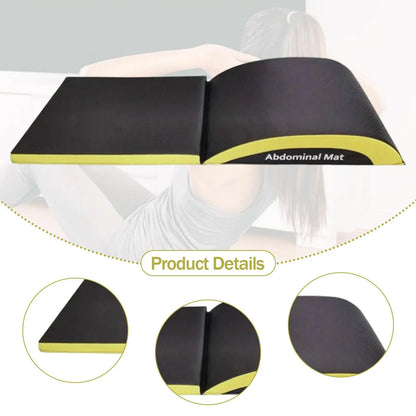 Trainovafit Foldable Ab Mat with Tailbone & Lumbar Support Pad