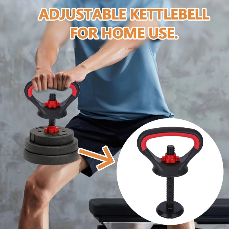 Trainovafit Adjustable Kettlebell Handle & Plate Loading Adapter Set