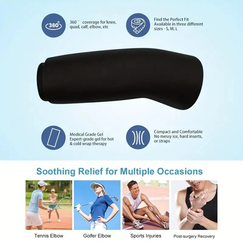Trainovafit 360° Hot & Cold Gel Compression Recovery Sleeve