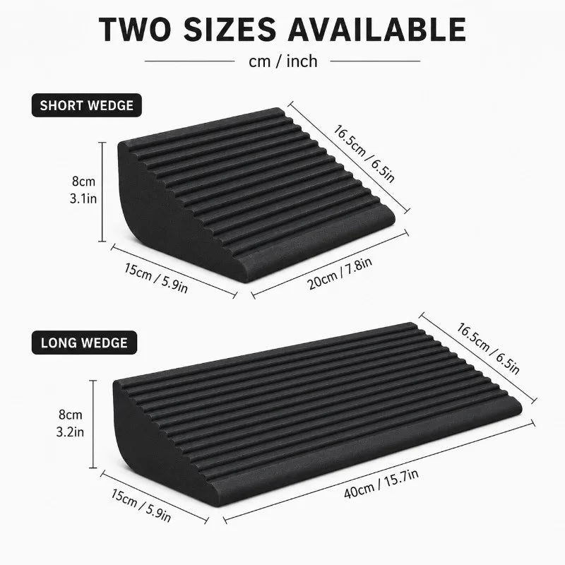Trainovafit High-Density EVA Calf Stretch Slant Board & Squat Wedge