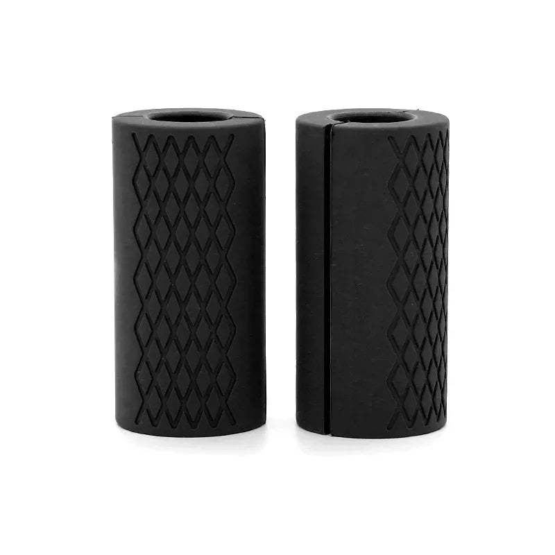 Trainovafit Thick Bar Silicone Fat Grips for Barbells & Dumbbells