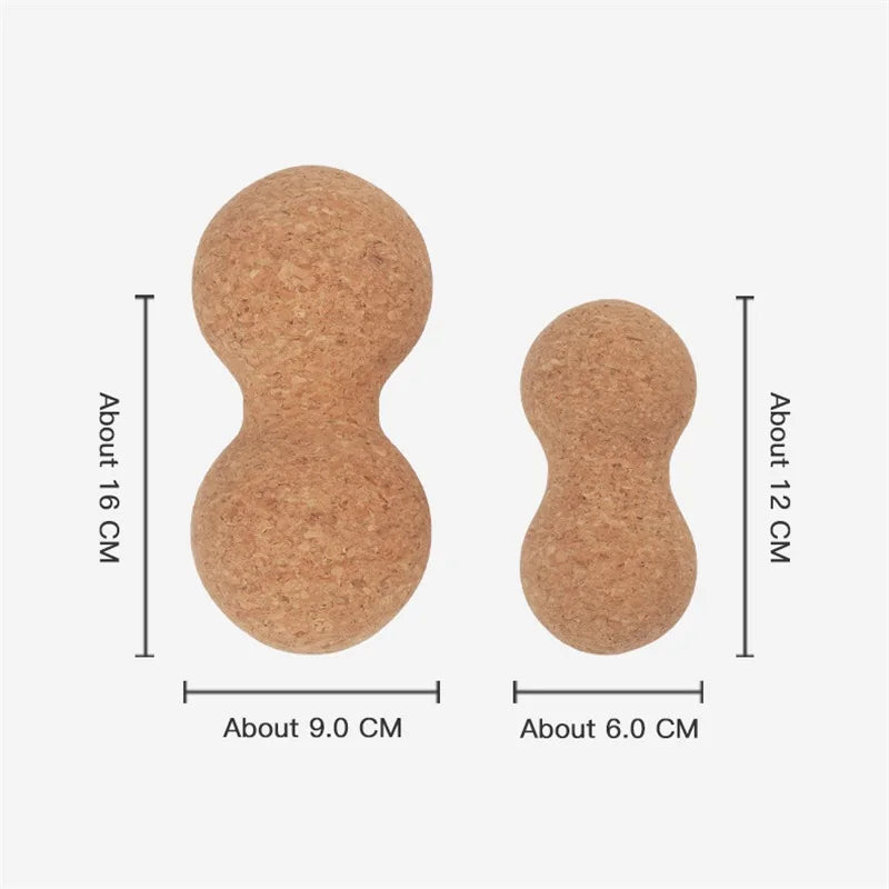 Trainovafit Natural Cork Peanut Massage Ball