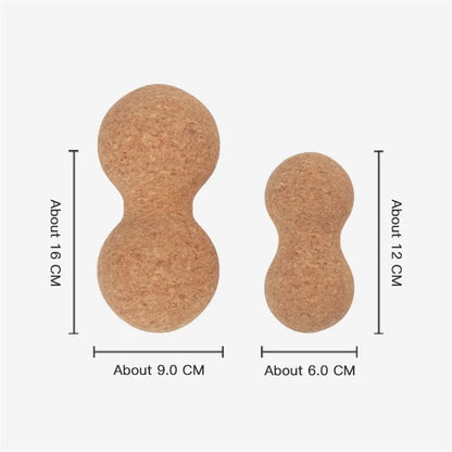 Trainovafit Natural Cork Peanut Massage Ball