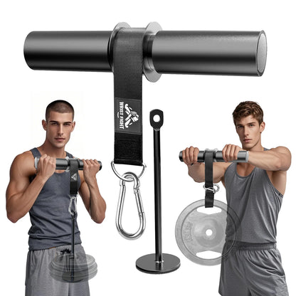 Trainovafit Heavy-Duty Forearm Wrist Roller & Weight Loading Pin Set