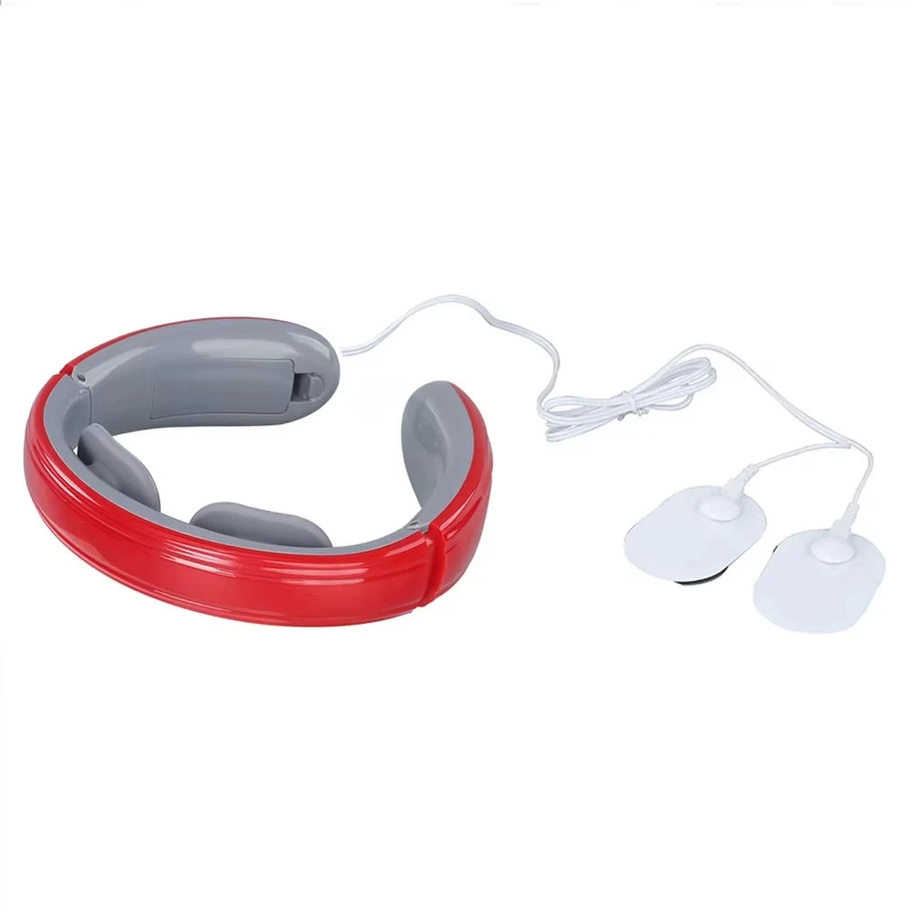 Trainovafit EMS Neck Massager 6-Mode 9-Speed Heat Therapy for Cervical Relief