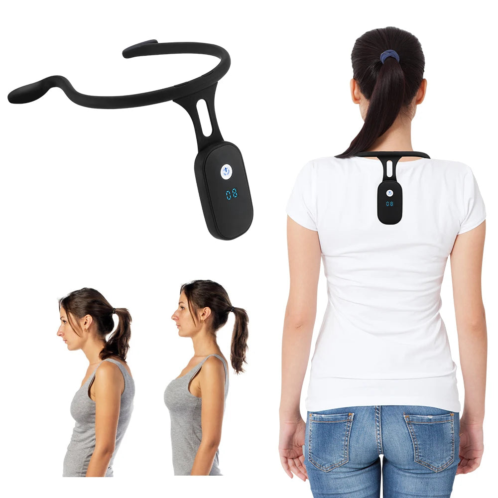 Smart Posture Trainer Device Realtime Scientific Back Posture Support Slouching Reminder Body Posture Training for Adult Kid
