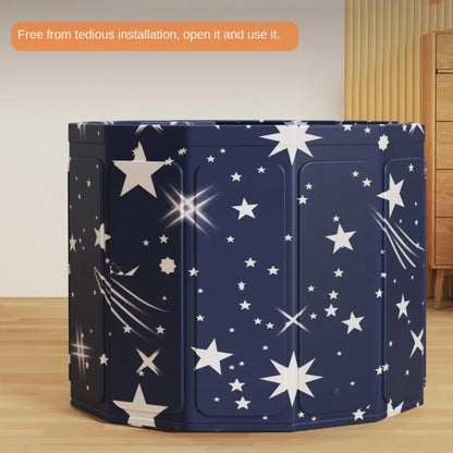Thickened Insulated Foldable Adult Bathtub Portable Enlarged Round Bathing Bucket Multifunctional House Bathroom SPA Bath Tub