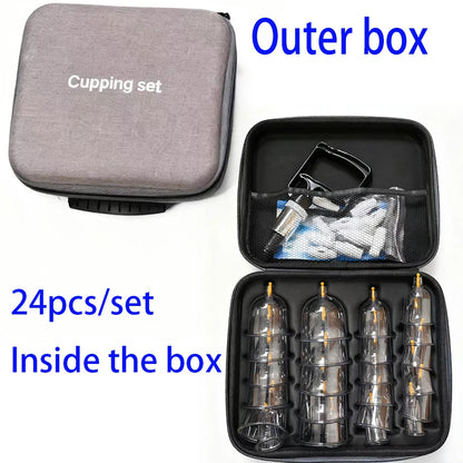 Trainovafit Professional Vacuum Cupping Therapy Set with Hand Pump