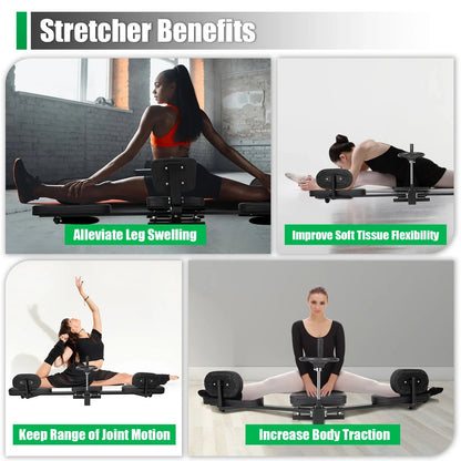 Leg Stretcher, 3 Bar Leg Spreader, Heavy Duty Leg Split Machine for Leg Stretching, Leg Press Machine Flexibility