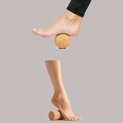Cork Balance Board Foot Strengthener Function Ankle Stability Trainer Premium Portable Balance Cork Roller For Yoga Training