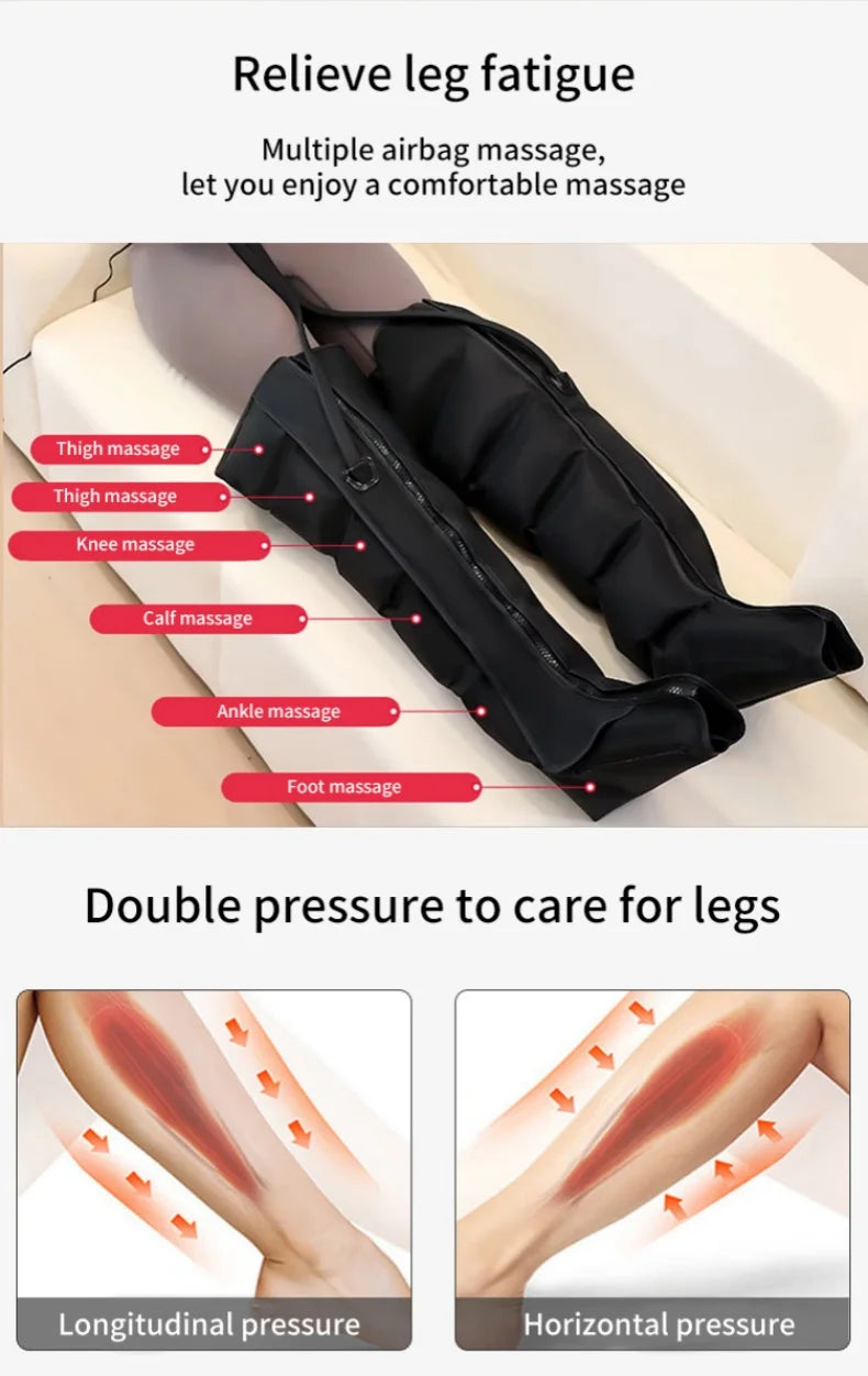 Massage Boots Air Wave Massager Leg and Foot smart air bag Massager to promote blood circulation